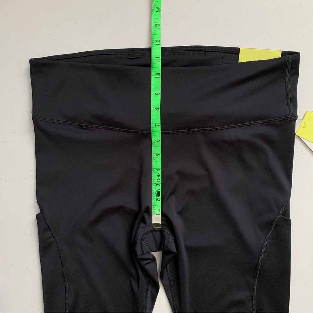 All In Motion XXL Black Sculpted Streamline Leggings Mesh Panel 7/8 Length NWT - Picture 16 of 17